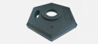 16 lb rubber base for mobile delineator use